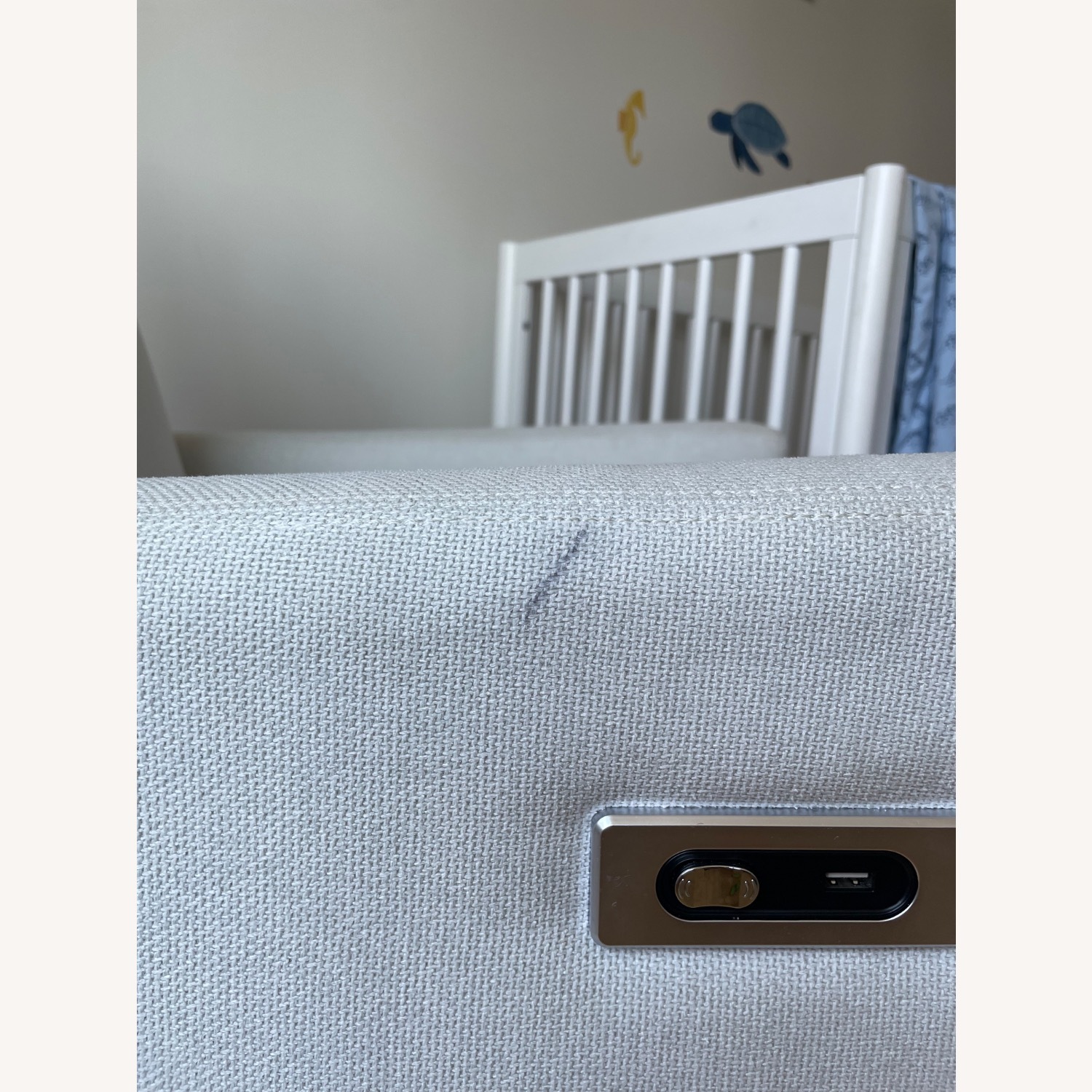 Pottery Barn Phoenix Swivel Recliner - image-5