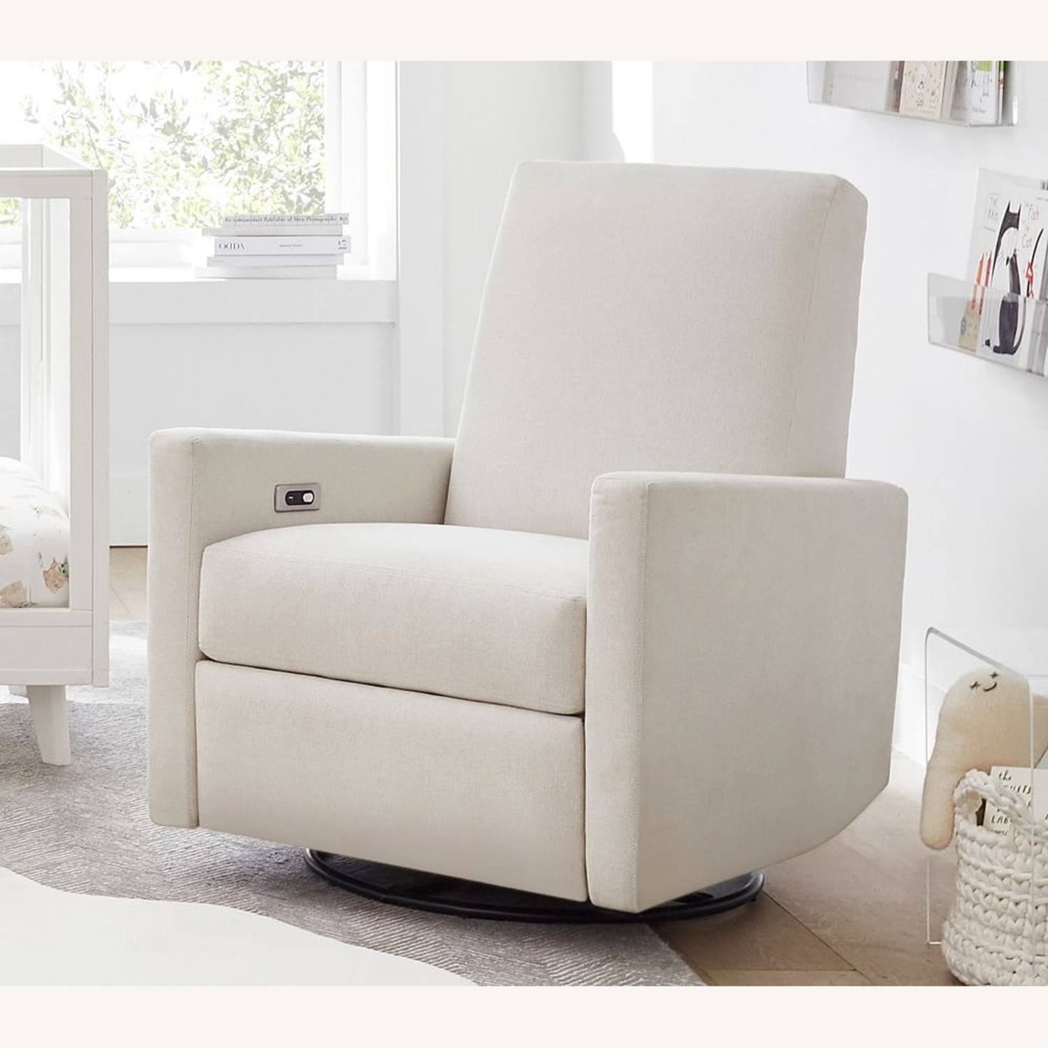 Pottery Barn Phoenix Swivel Recliner - image-4