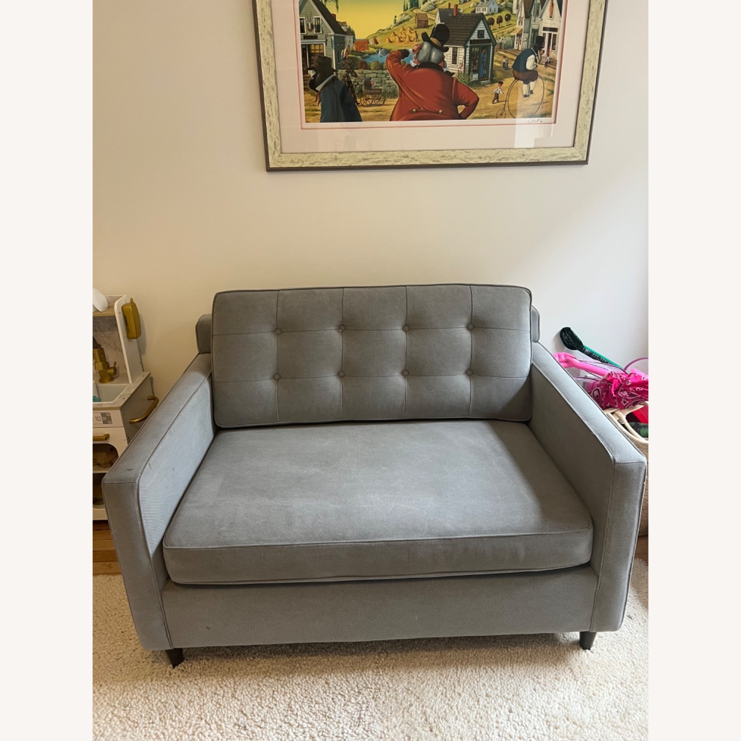 West Elm Draft Midcentury Twin Sleeper - image-4