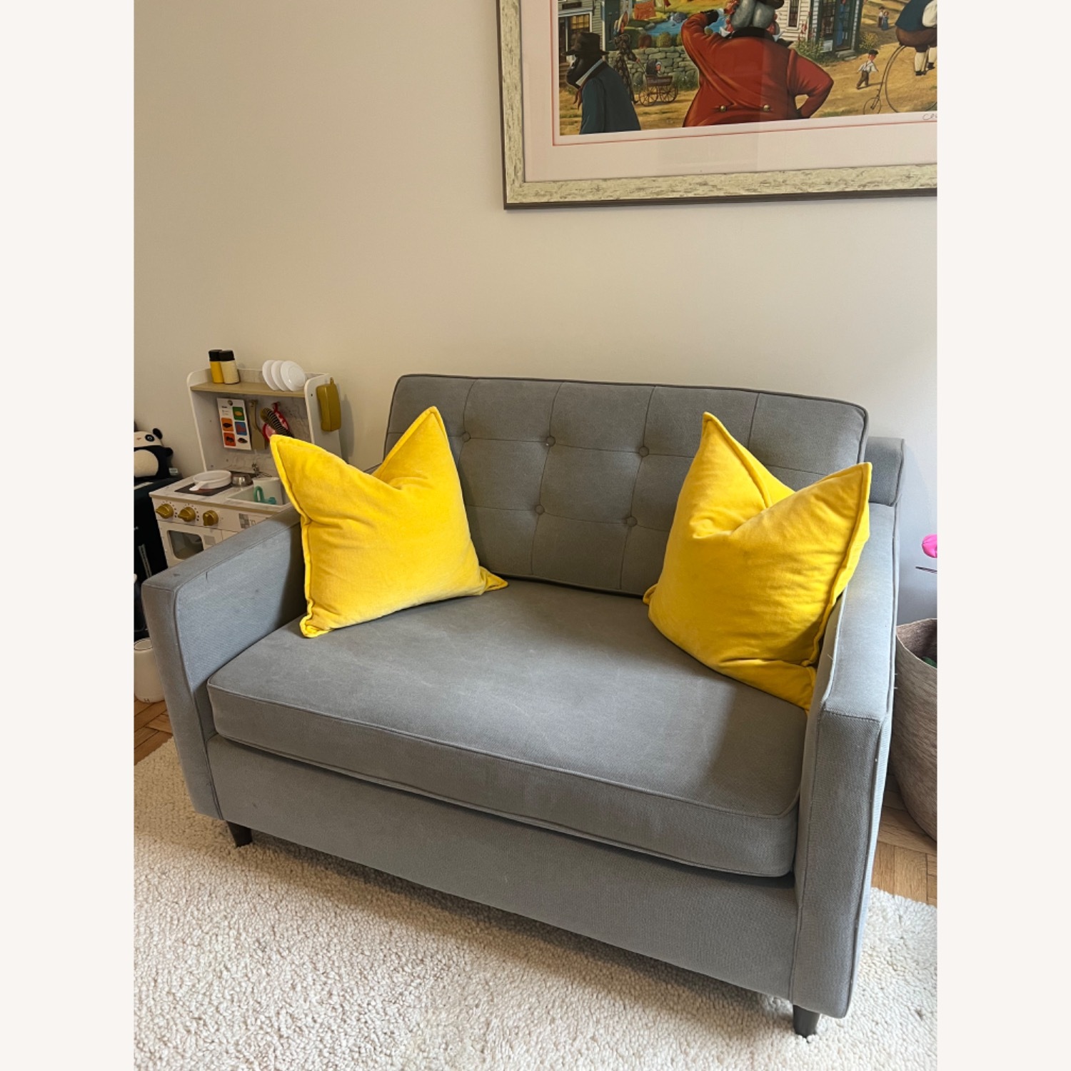 West Elm Draft Midcentury Twin Sleeper - image-5