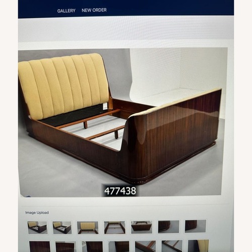 Used Ralph Lauren Modern Metropolis Queen Size Bed for sale on AptDeco