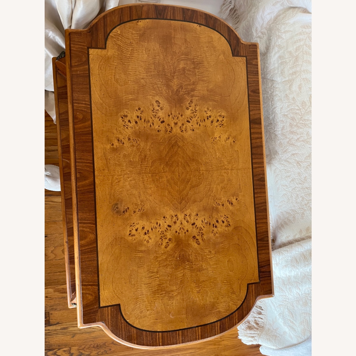 Drexel Heritage Carved French Side Table - image-2