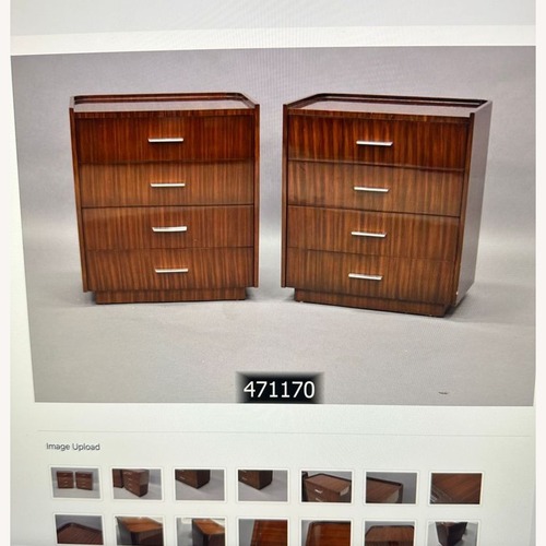 Used Ralph Lauren Metropolis Modern Bedside Chests for sale on AptDeco
