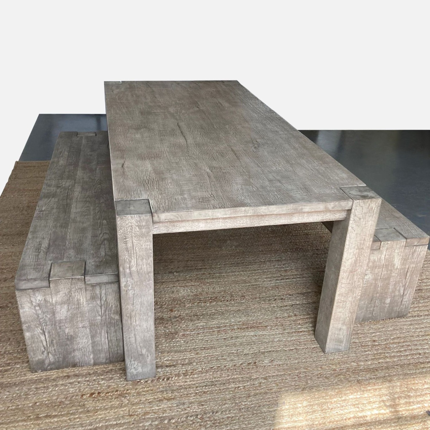 Restoration Hardware Reclaimed Oak Parsons  - image-3