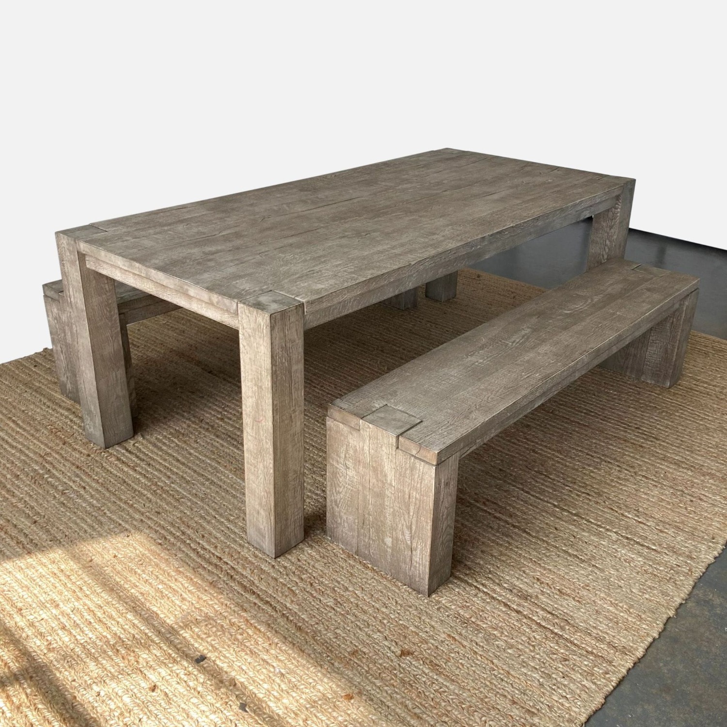 Restoration Hardware Reclaimed Oak Parsons  - image-2