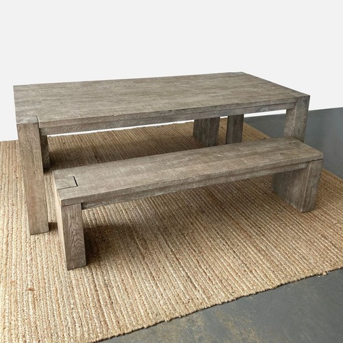 Used Restoration Hardware Reclaimed Oak Parsons  for sale on AptDeco