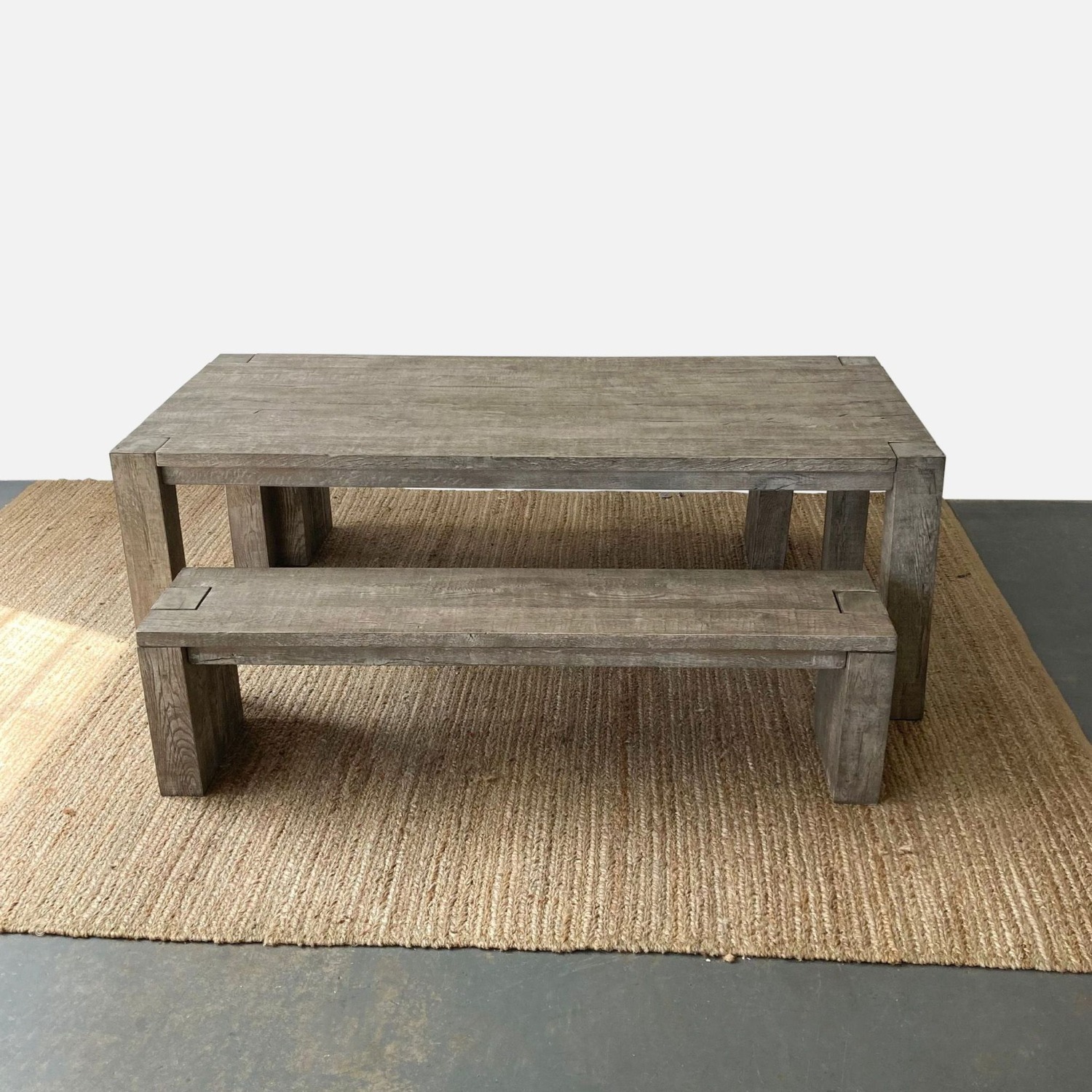 Restoration Hardware Reclaimed Oak Parsons  - image-4
