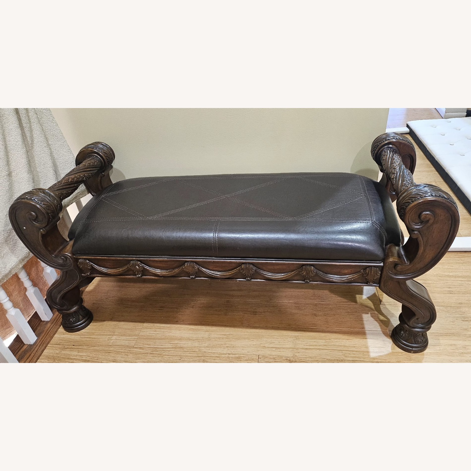 North Shore Upholstered Bench - image-1