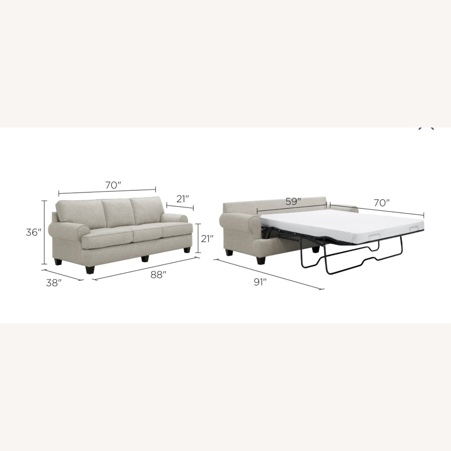 Shiloh Sleeper Sofa - image-1