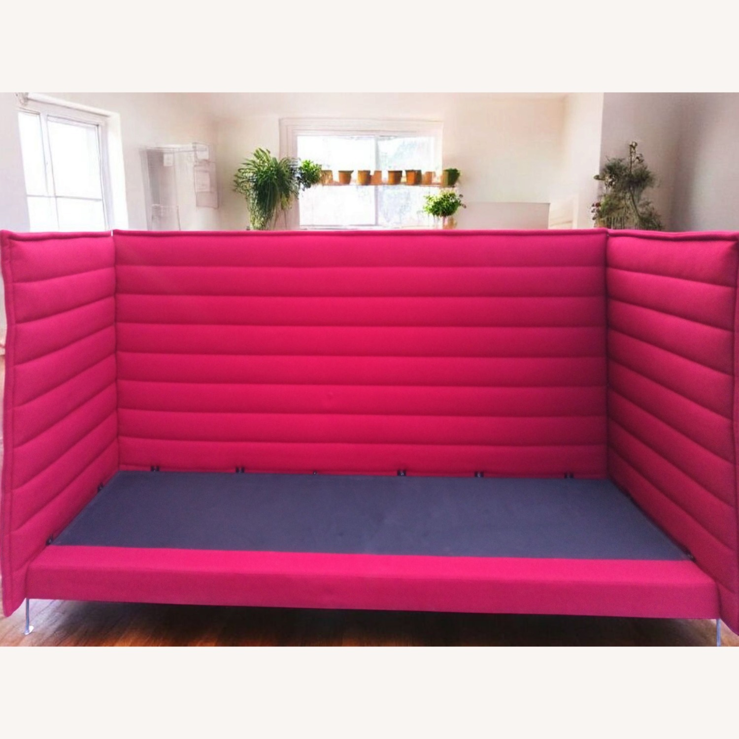 Modern Day Red Privacy Sofa - image-9