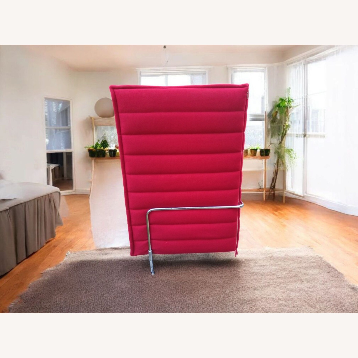 Modern Day Red Privacy Sofa - image-4