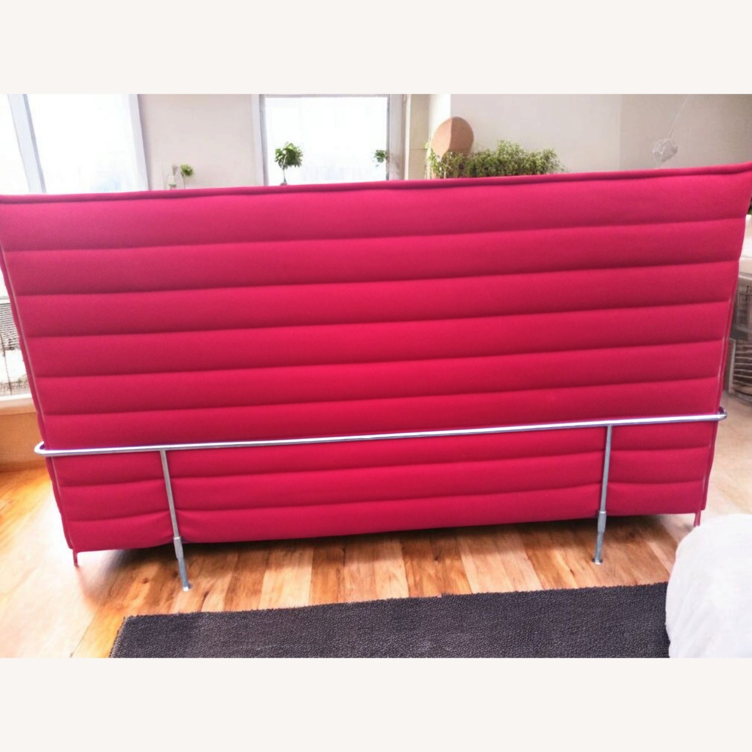 Modern Day Red Privacy Sofa - image-5
