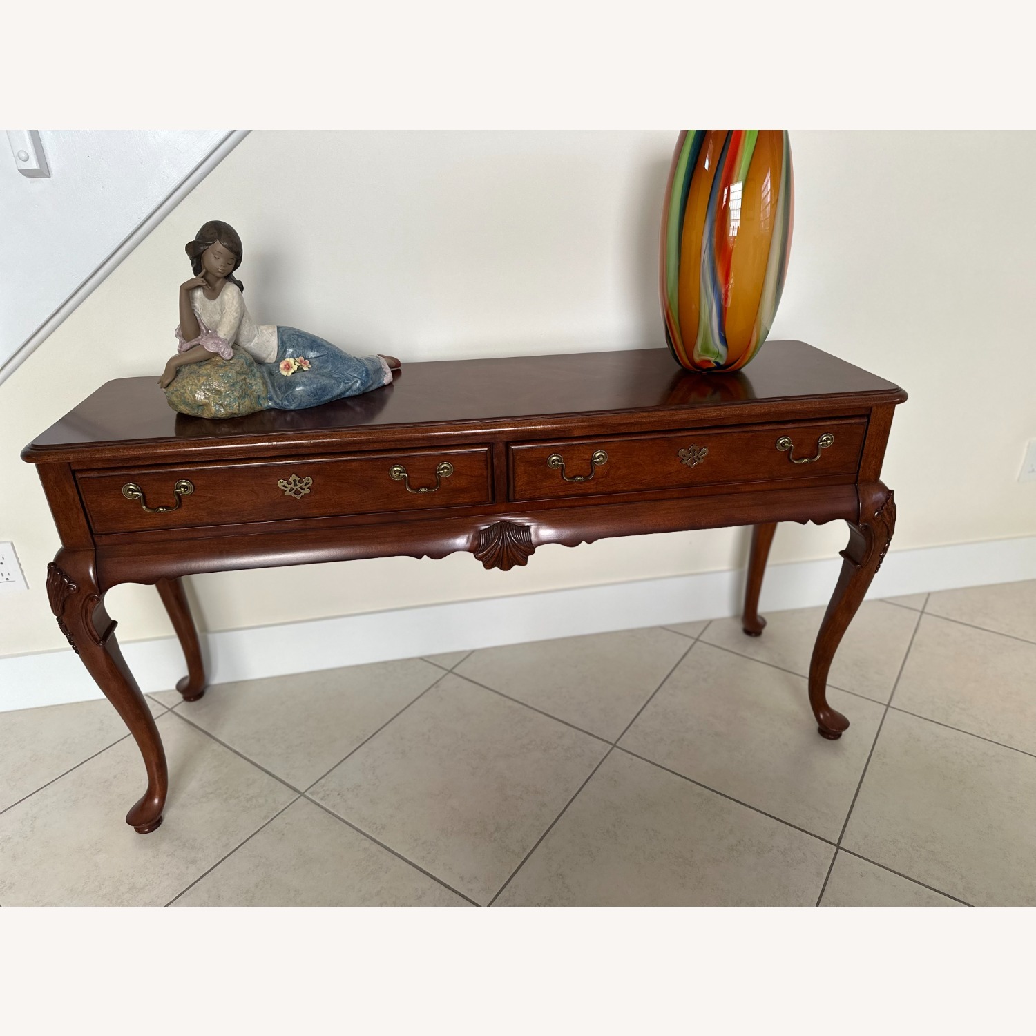 Thomasville Sofa Table part of a 3 Table Set - image-1