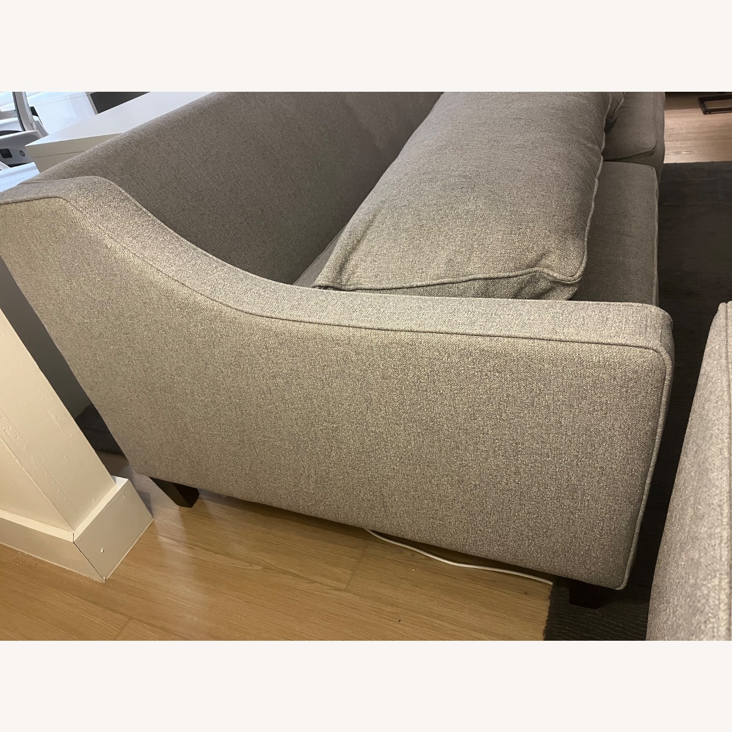 West Elm Grey Paidge Sofa - image-6