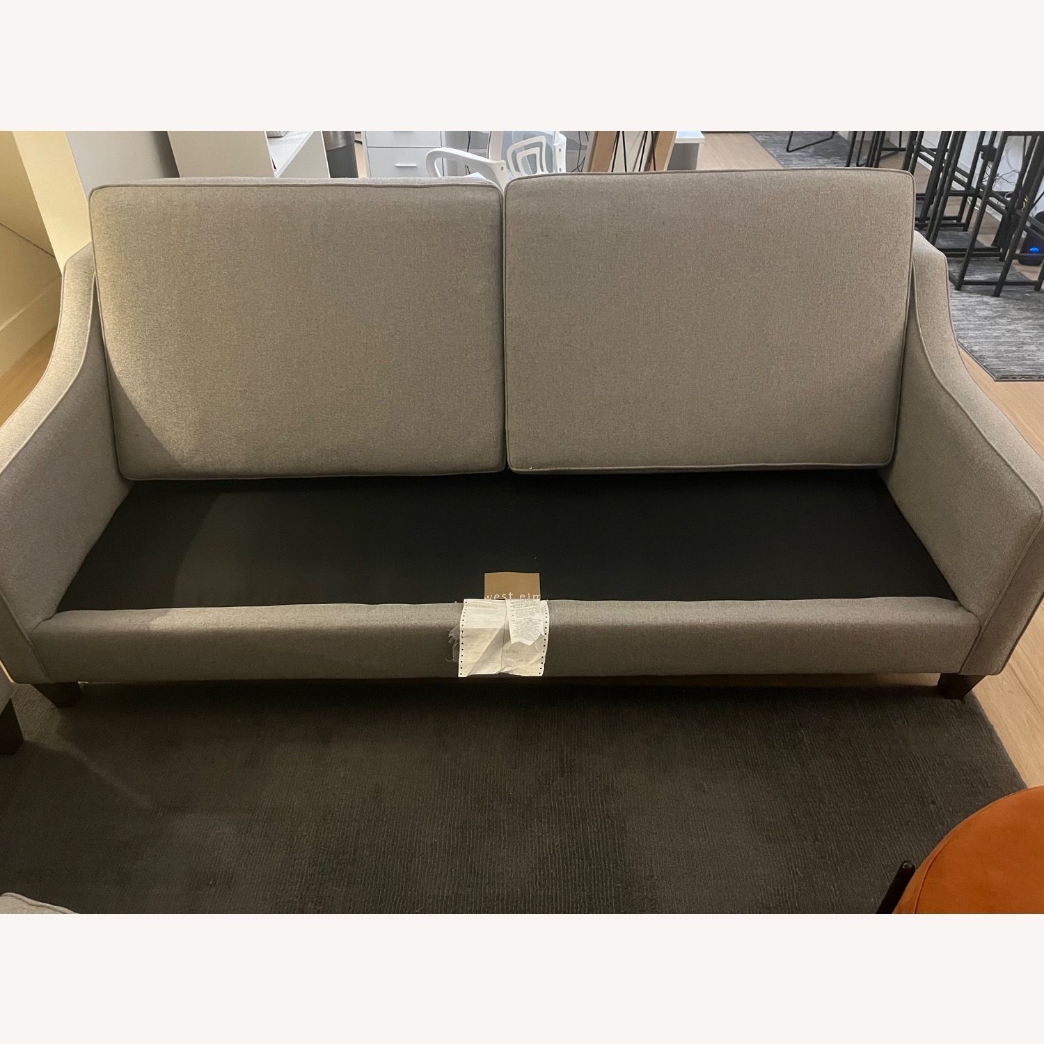 West Elm Grey Paidge Sofa - image-4