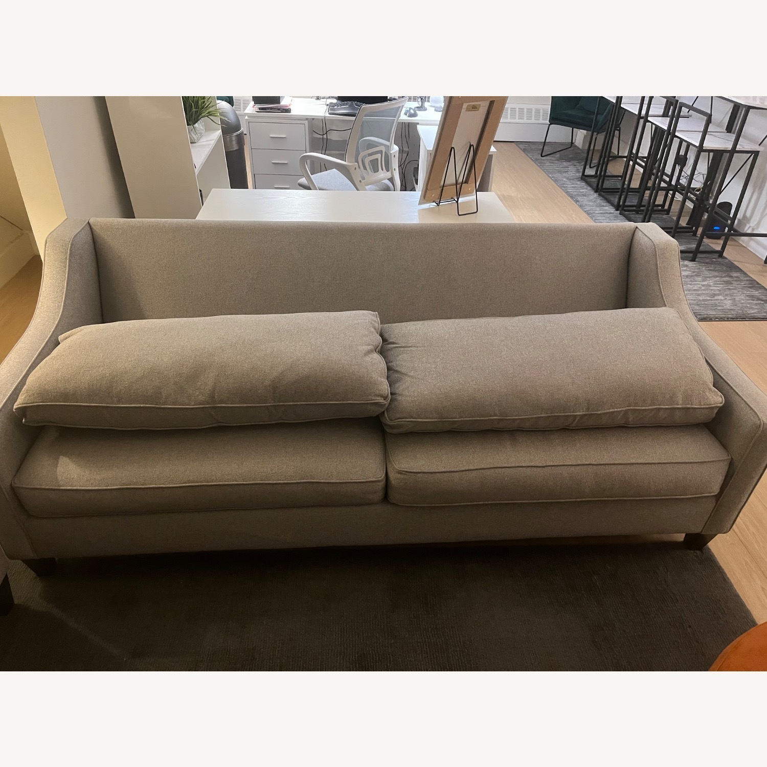 West Elm Grey Paidge Sofa - image-3