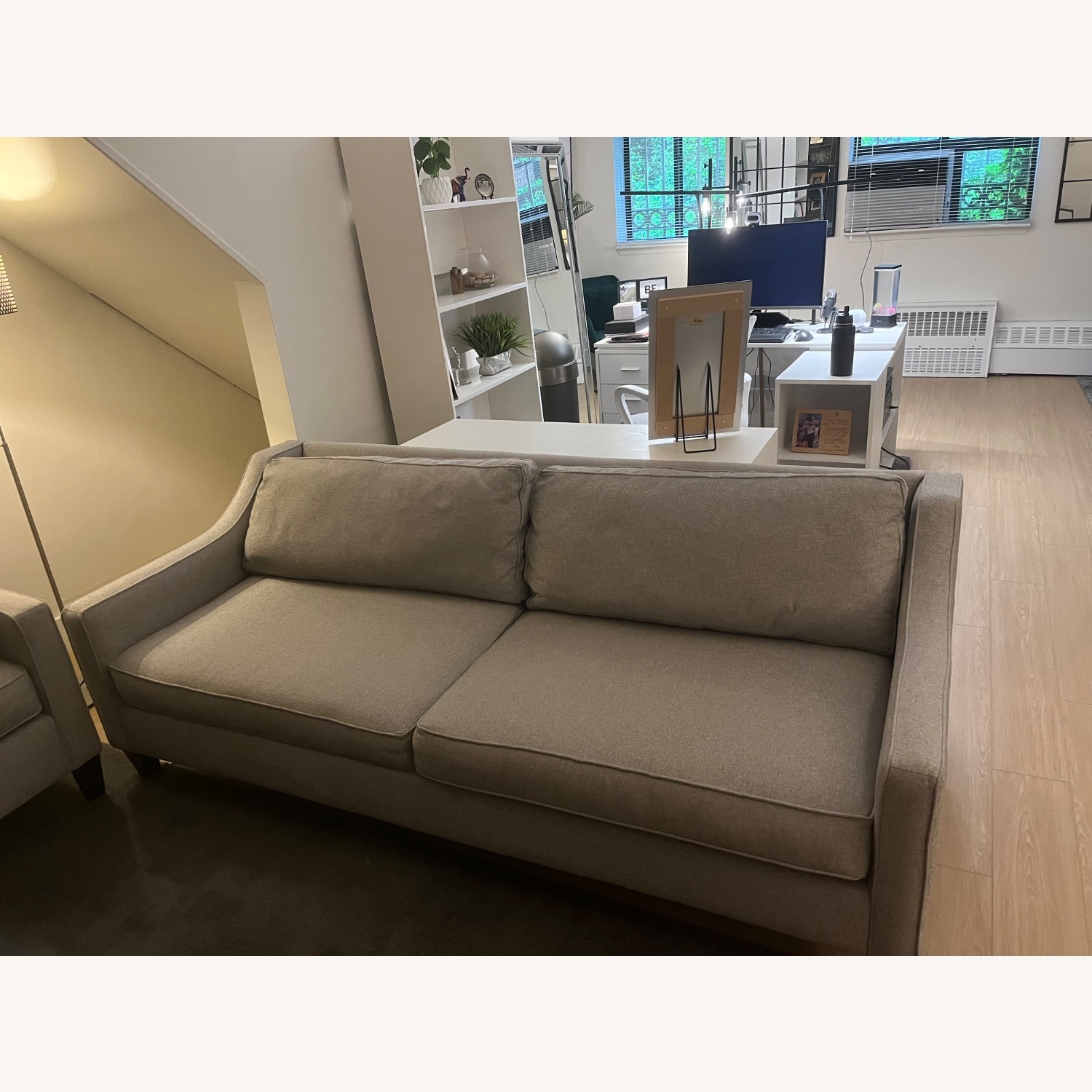 West Elm Grey Paidge Sofa - image-2