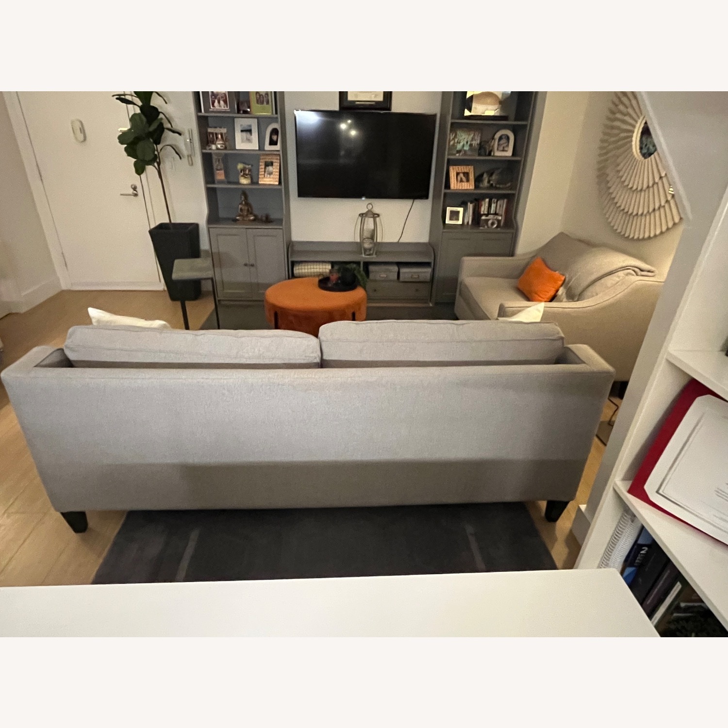 West Elm Grey Paidge Sofa - image-7