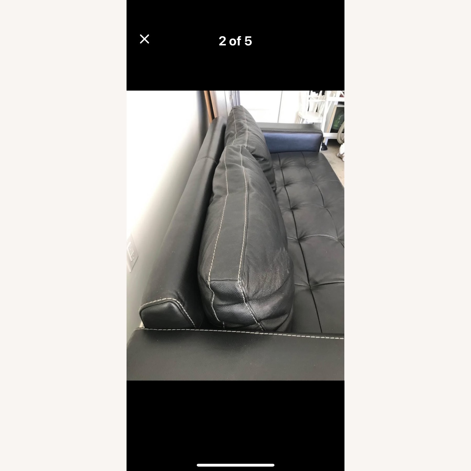 Gamma Arredamenti Leather Sofa - image-2