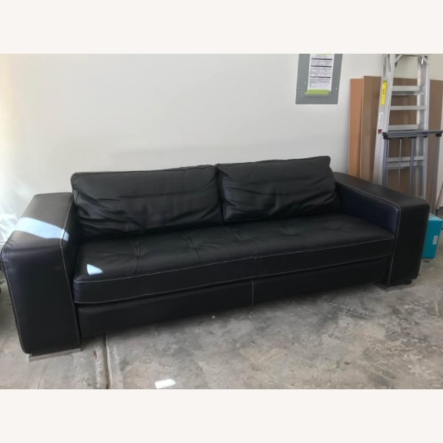 Gamma Arredamenti Leather Sofa - image-5