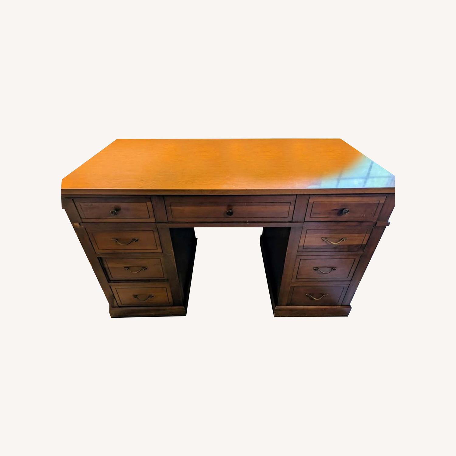 Wooden Office Desk - image-0