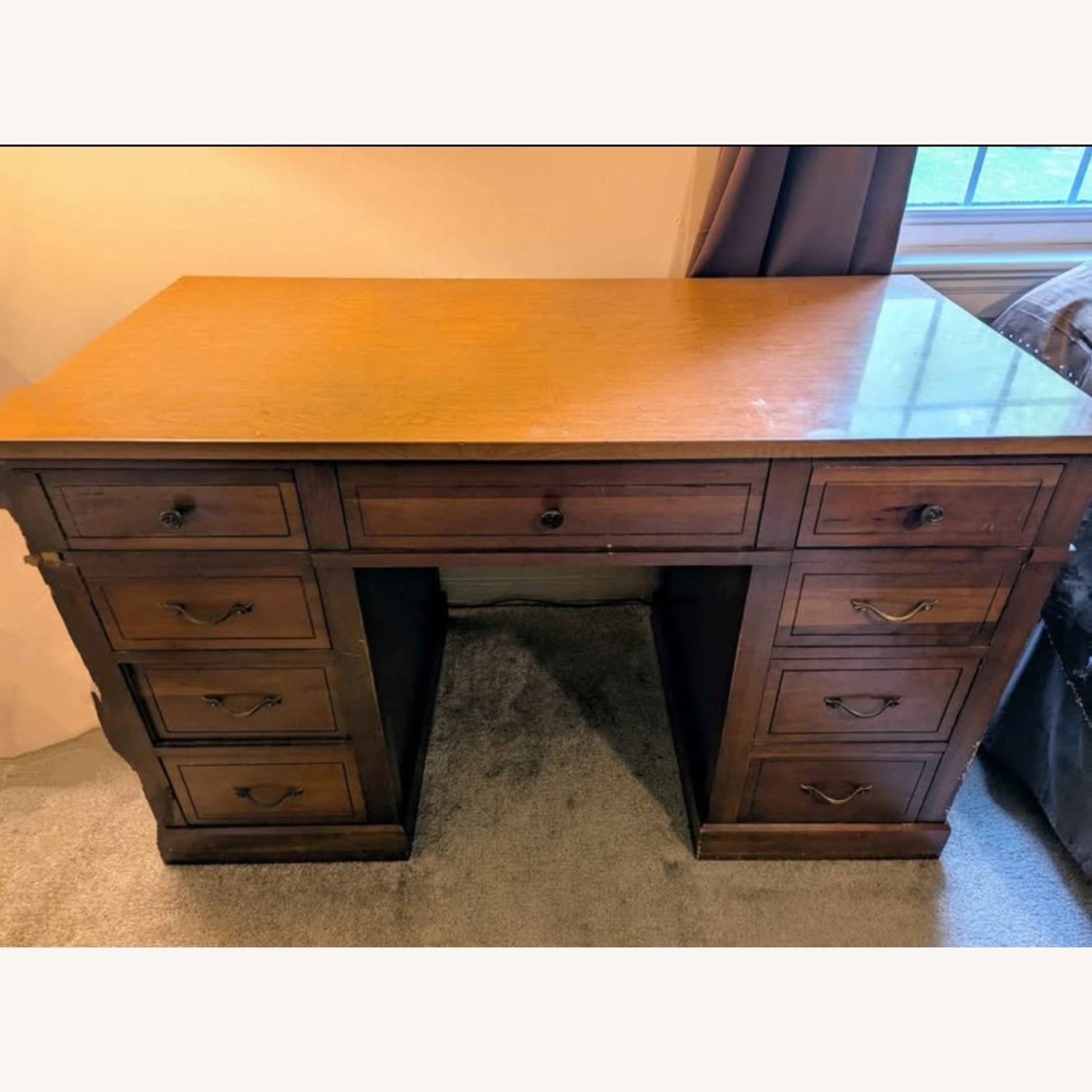 Wooden Office Desk - image-1