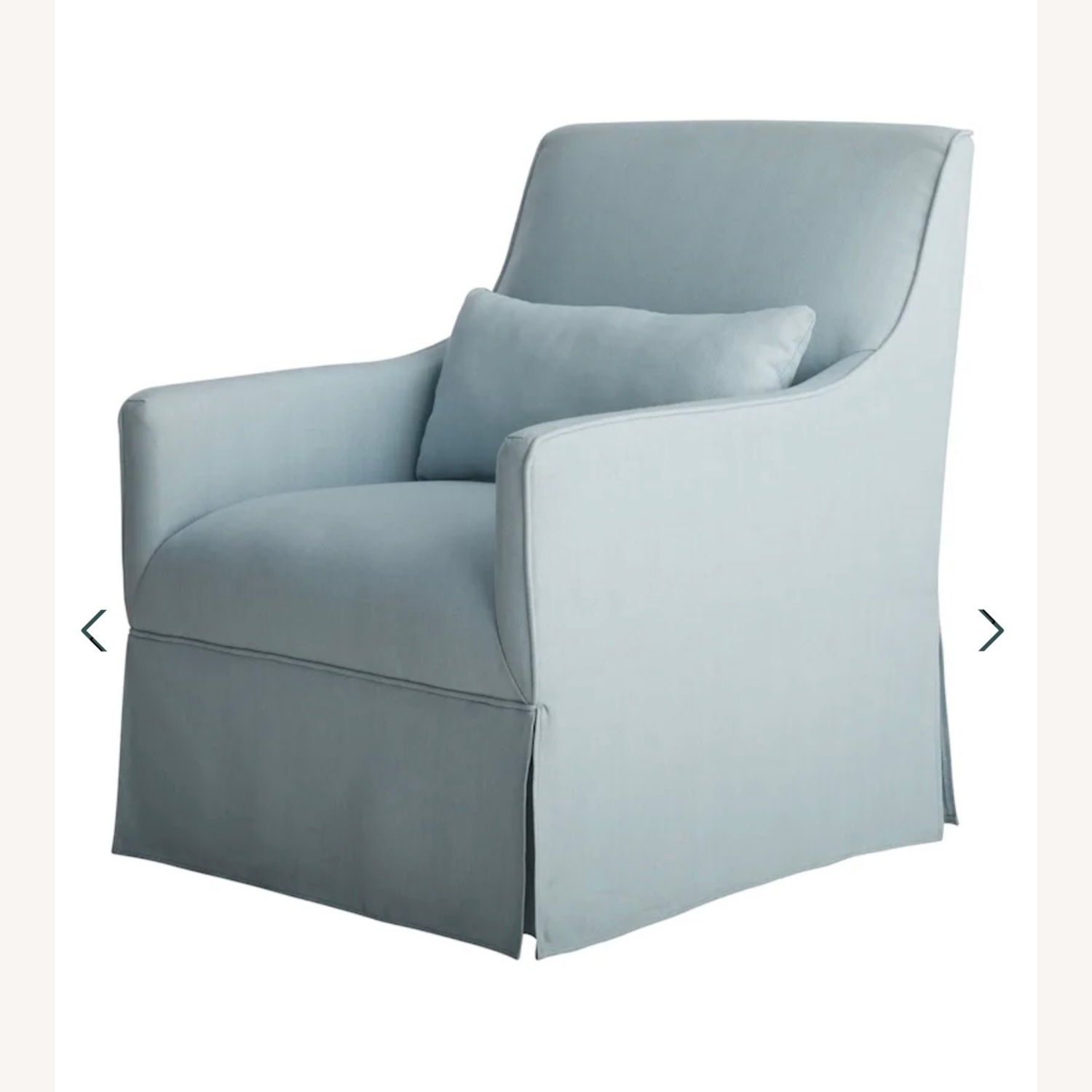 Smith Swivel Accent Chair — Blue - image-1