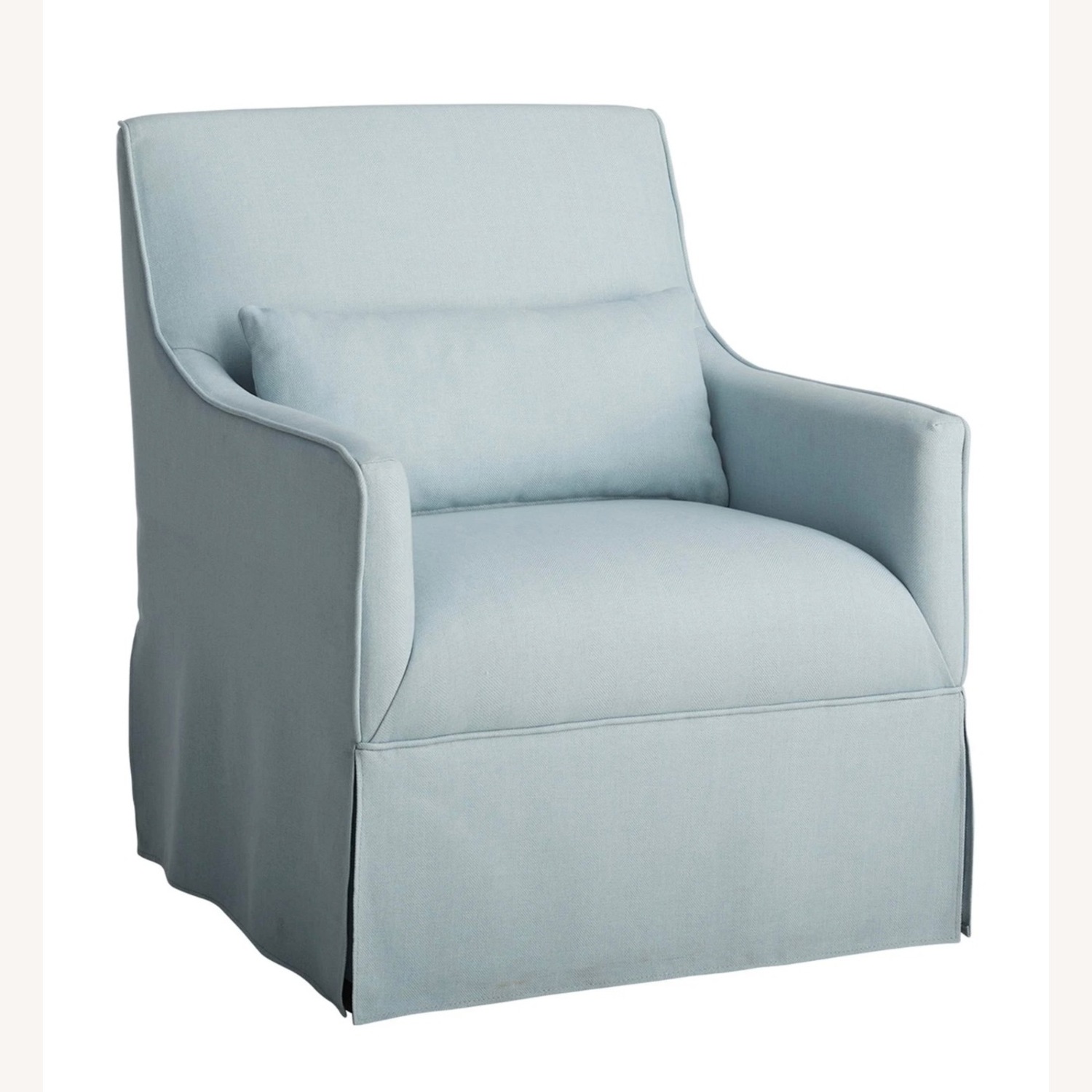 Smith Swivel Accent Chair — Blue - image-4