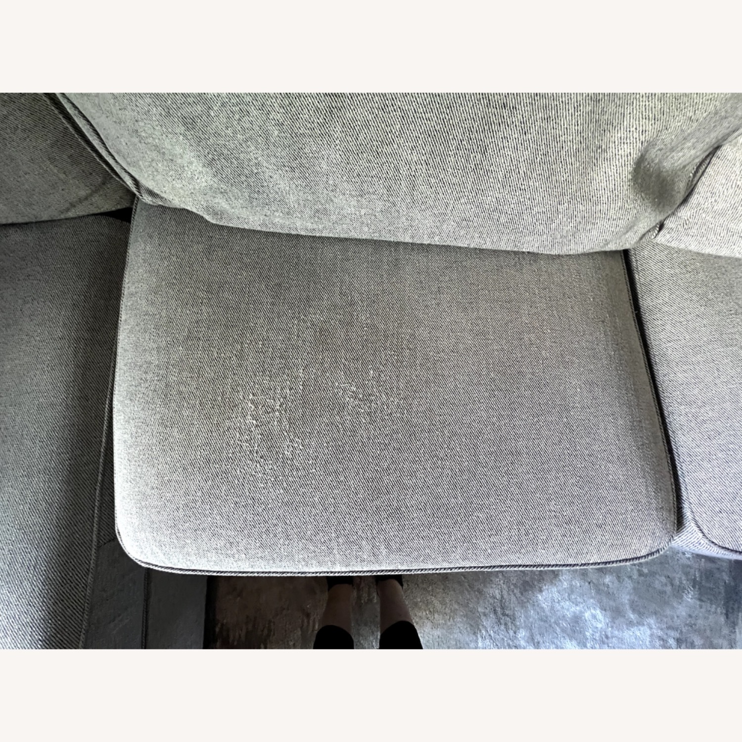 West Elm Gray Henry Sleeper Sectional Storage - image-4