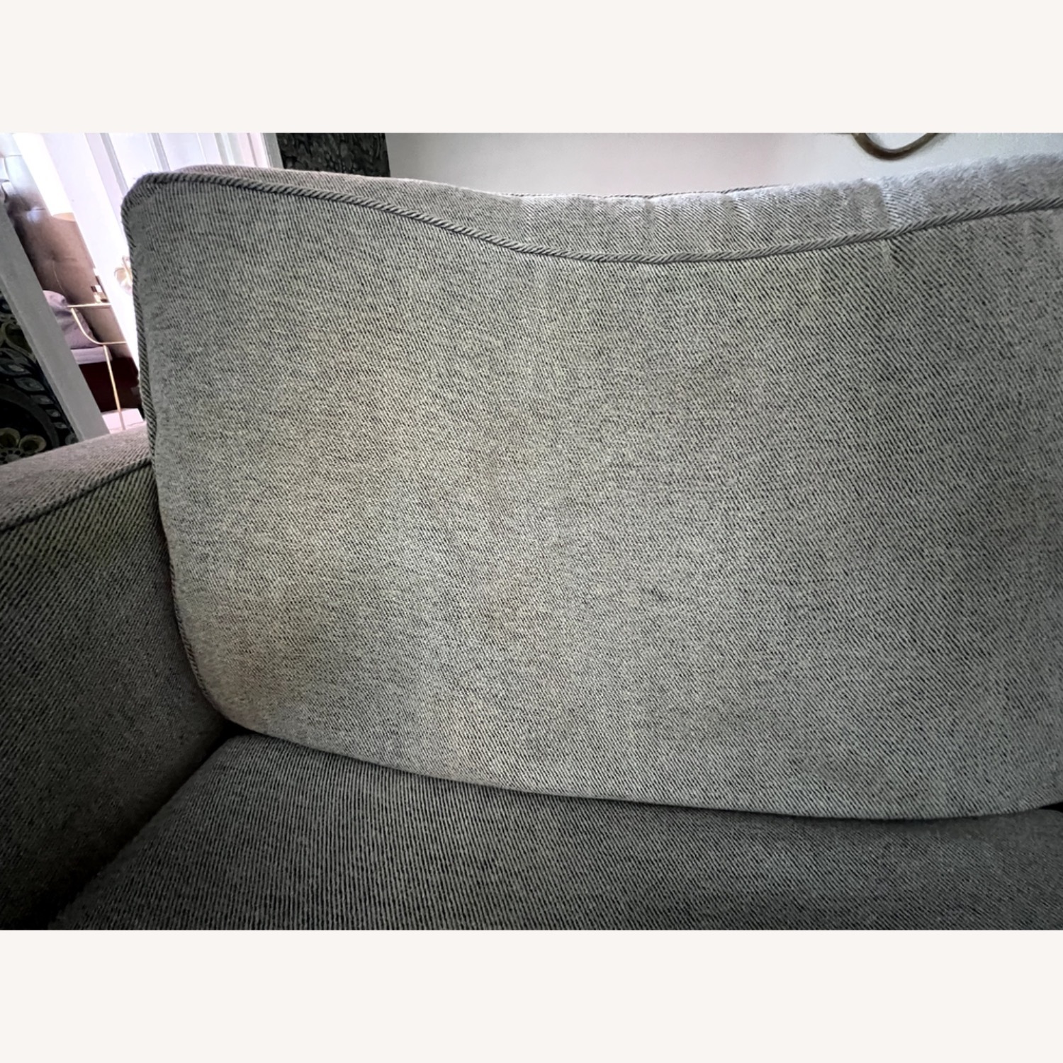 West Elm Gray Henry Sleeper Sectional Storage - image-2