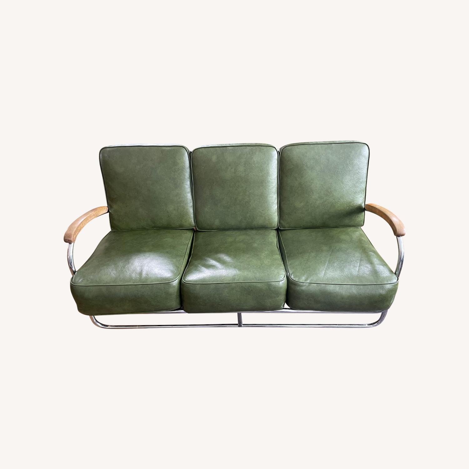 Kem Weber Art Deco Tubular Sofa - image-0