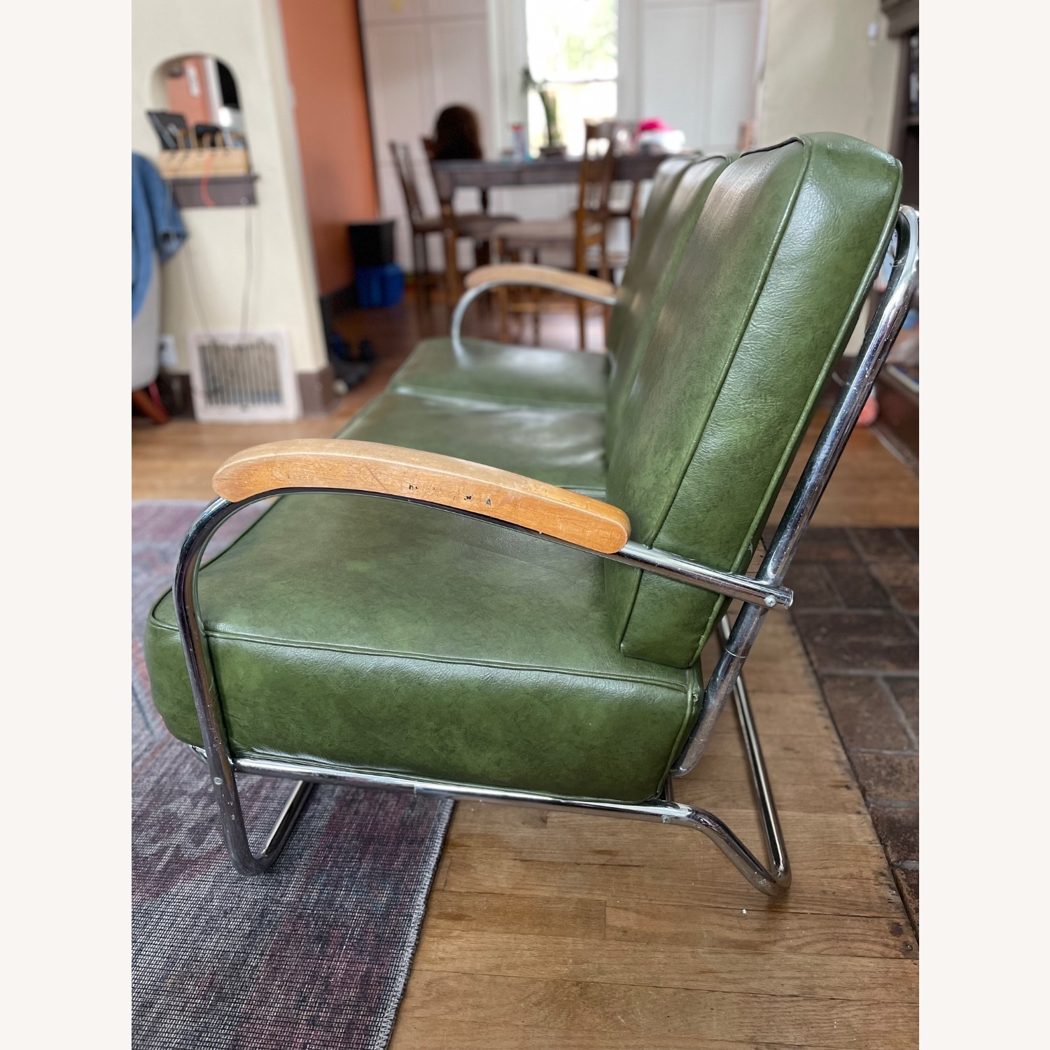 Kem Weber Art Deco Tubular Sofa - image-3