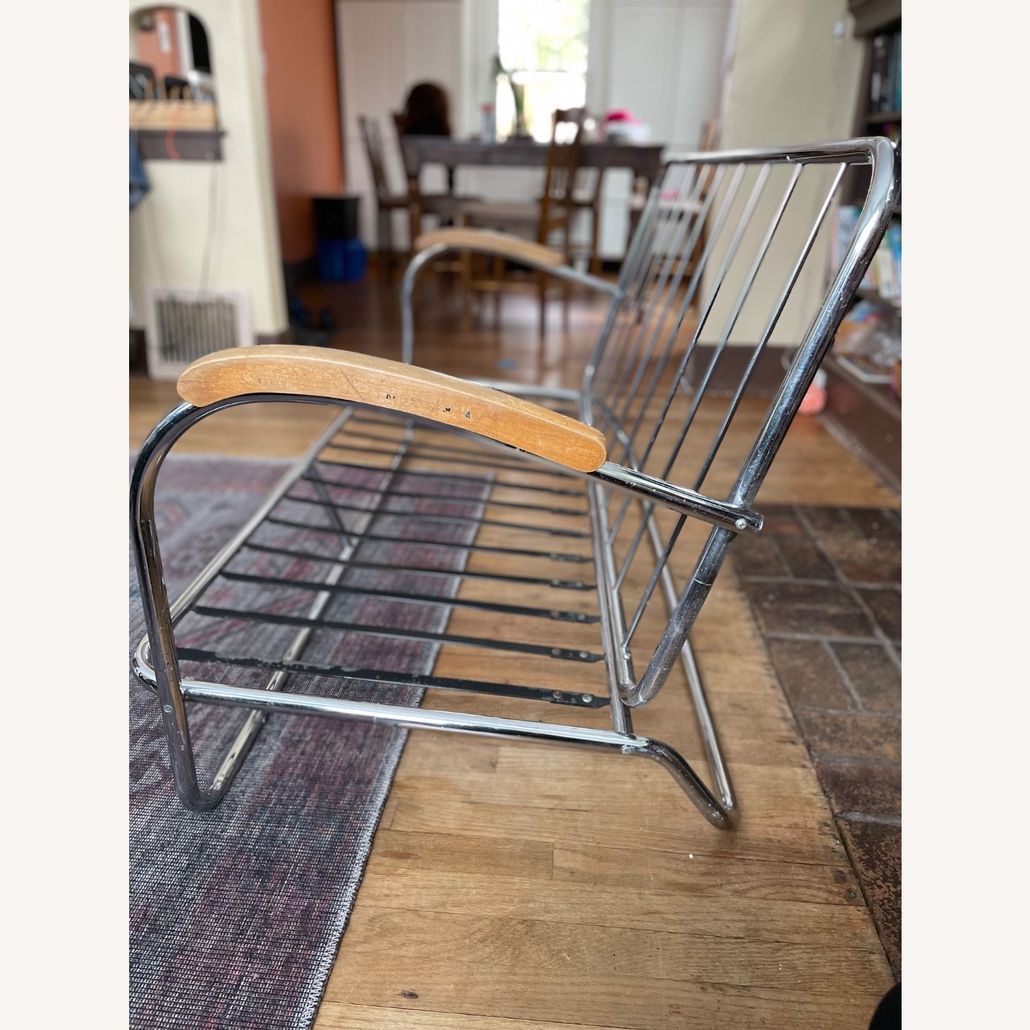 Kem Weber Art Deco Tubular Sofa - image-5