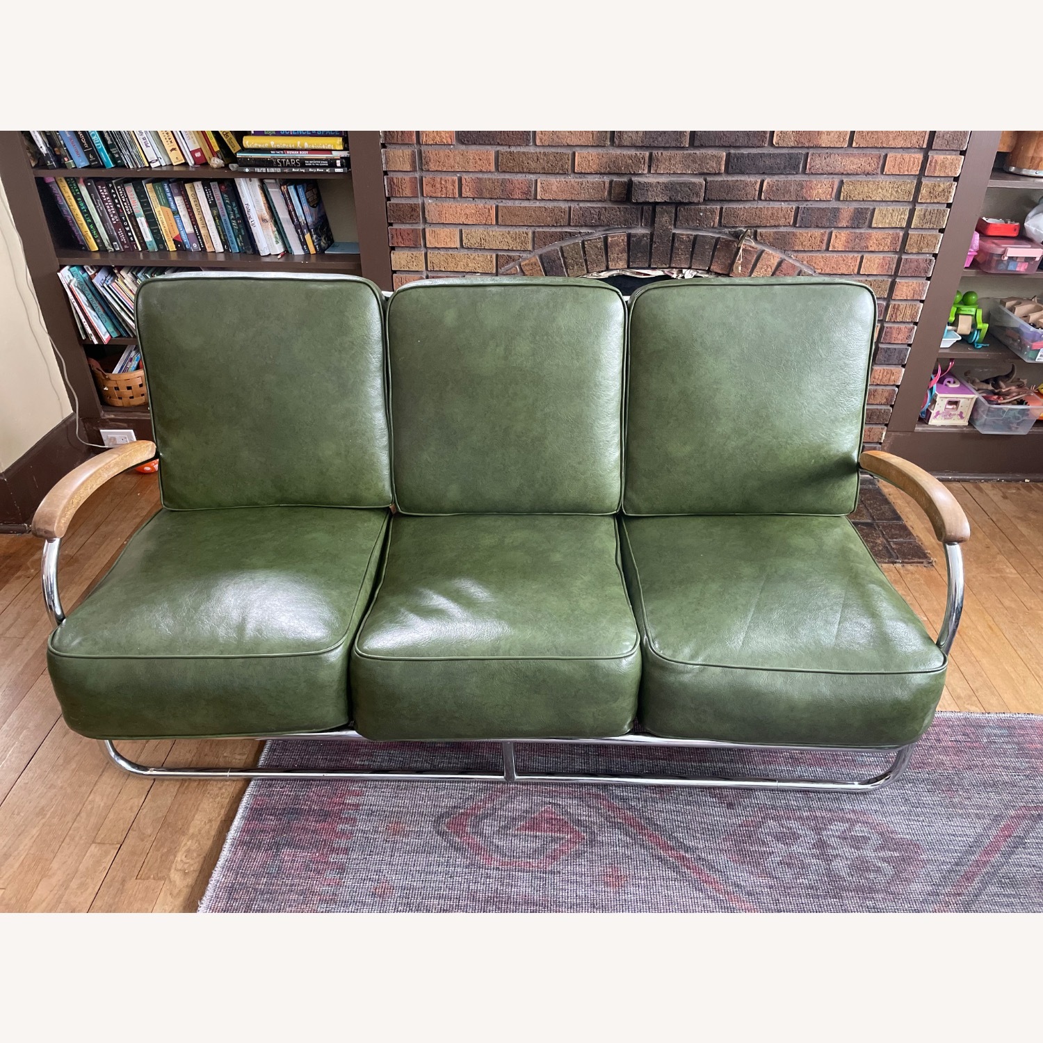 Kem Weber Art Deco Tubular Sofa - image-1