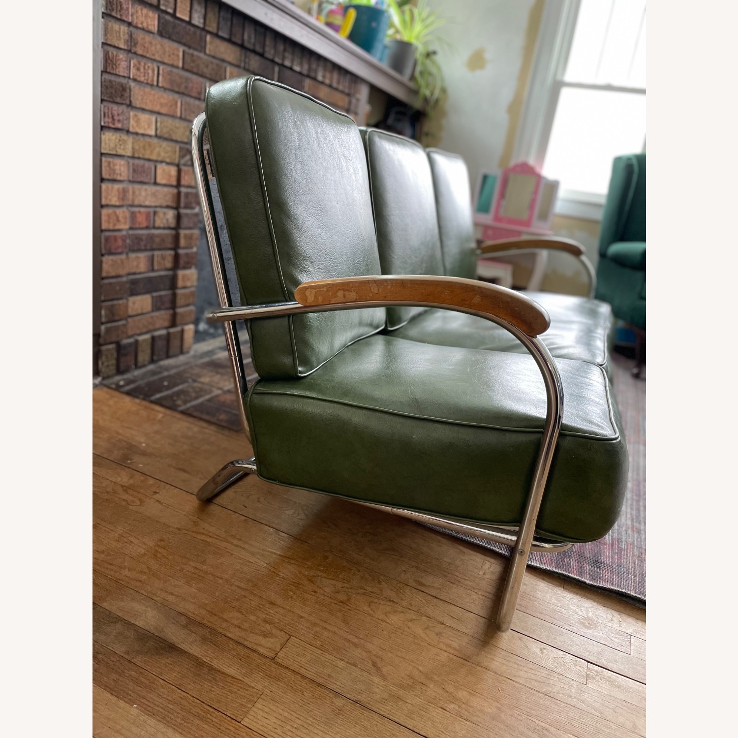 Kem Weber Art Deco Tubular Sofa - image-2