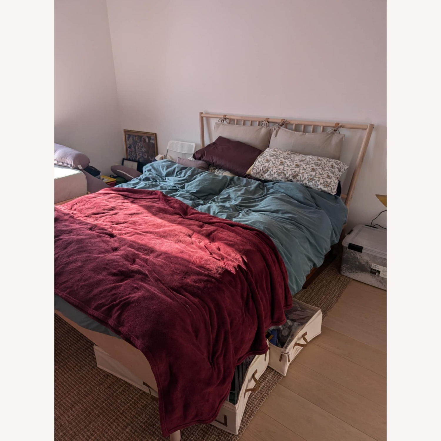 IKEA Bjorksnas Queen Bed Frame - AptDeco