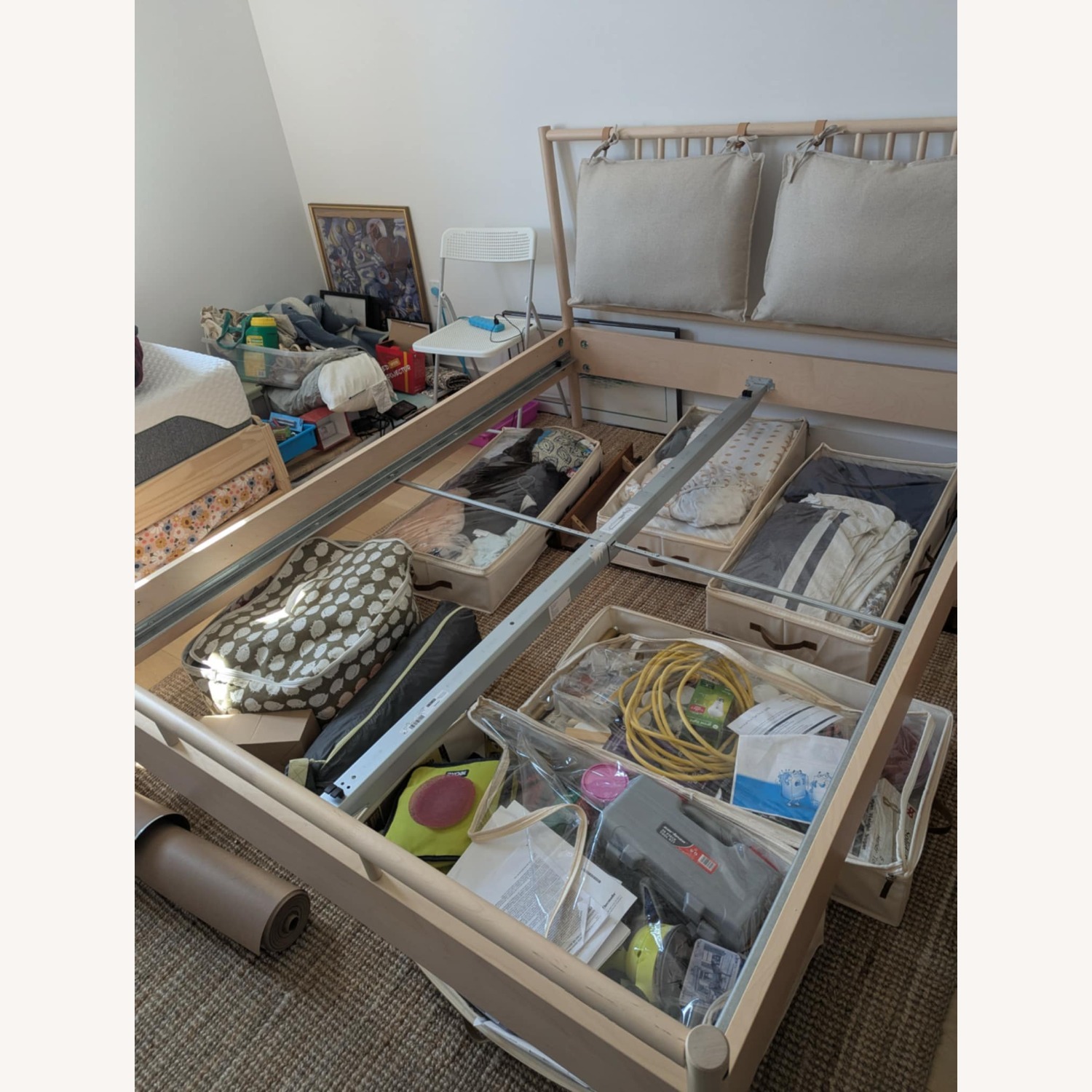 IKEA Bjorksnas Queen Bed Frame - AptDeco