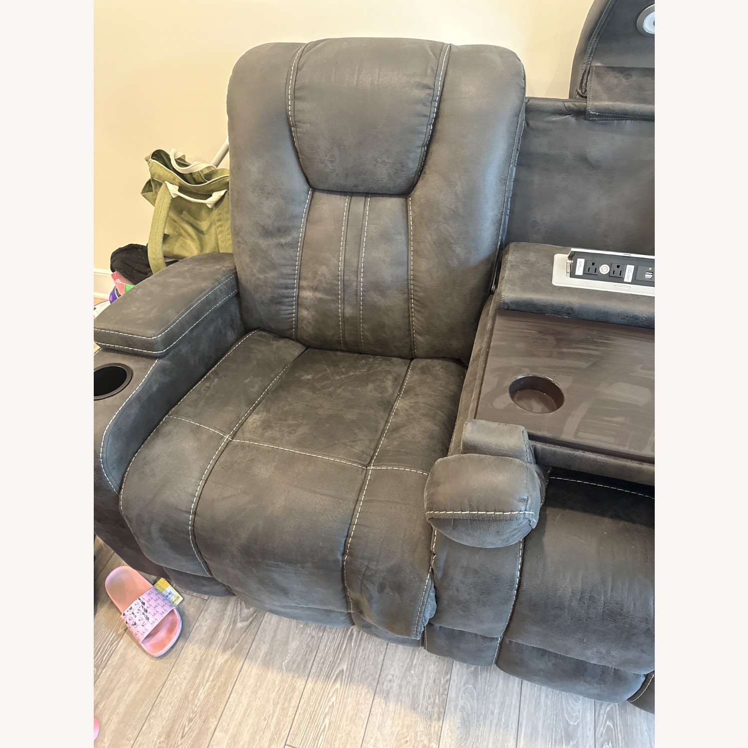 Viking Manual Reclining Sofa & Gliding Recliner - image-7