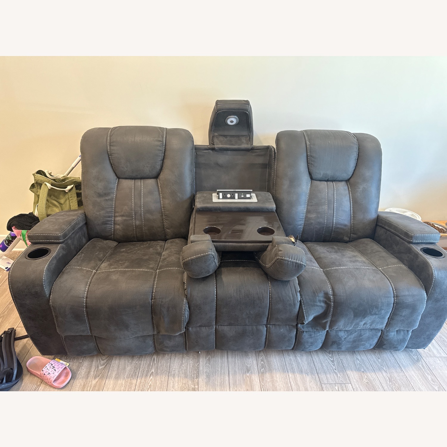 Viking Manual Reclining Sofa & Gliding Recliner - image-5