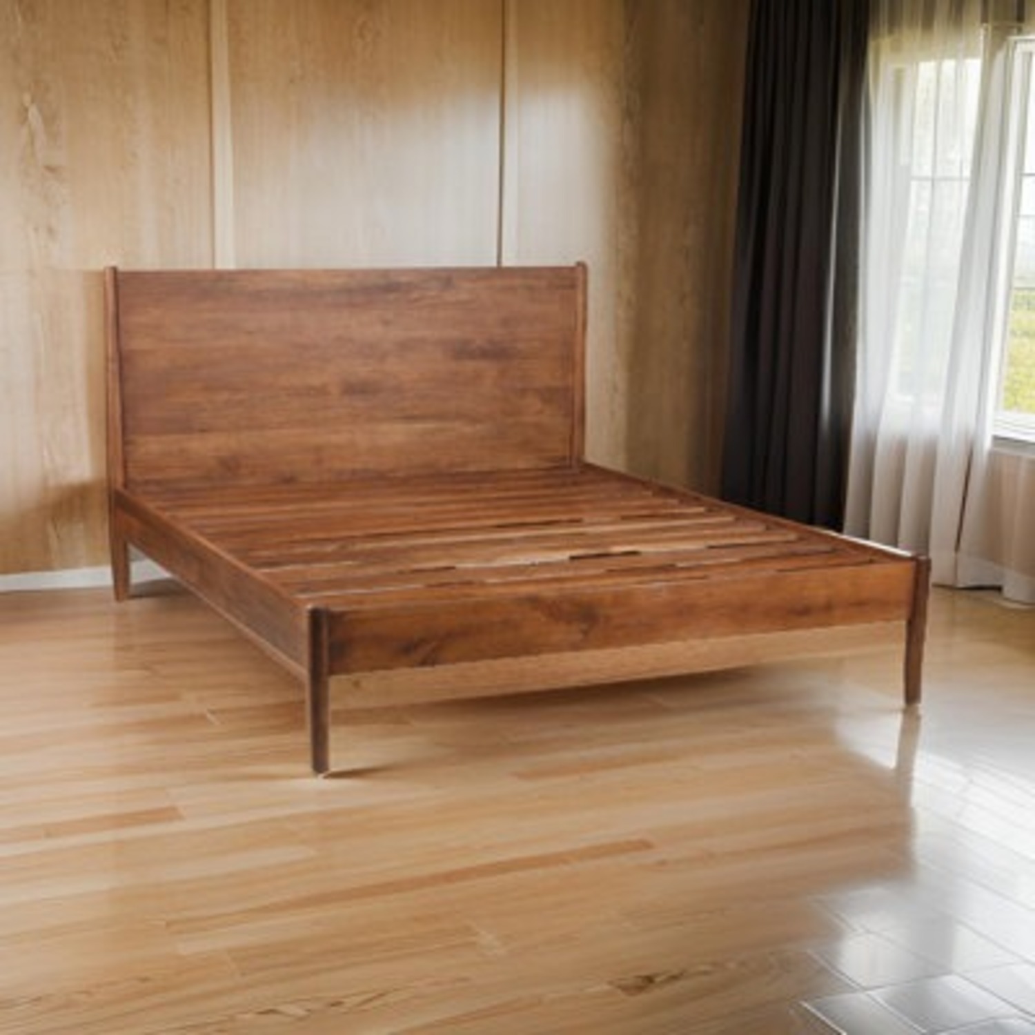 Joss & Main Solid Mango Wood Bed Frame - image-1