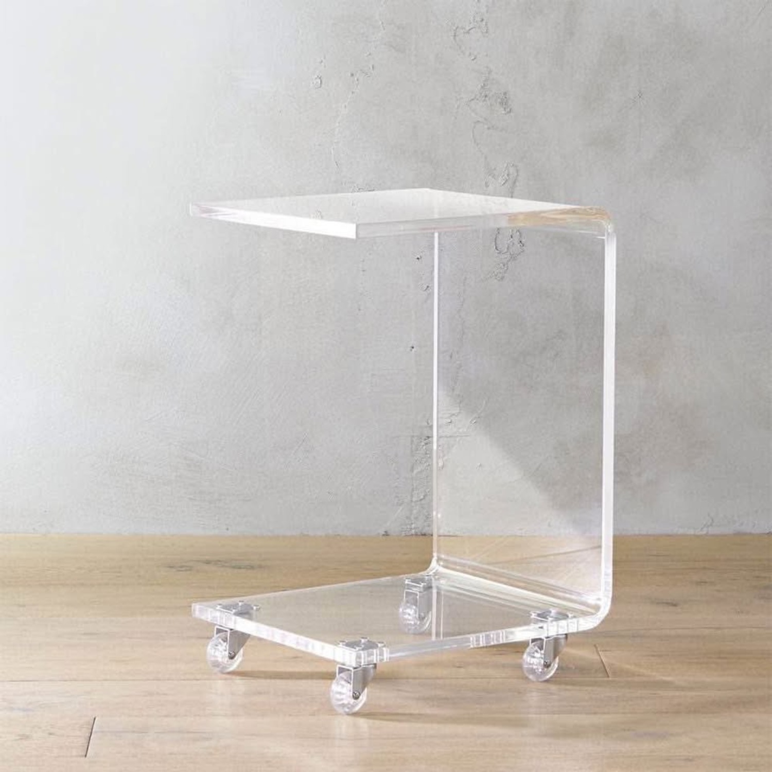CB2 Clear Peekaboo Acrylic C Table - image-4