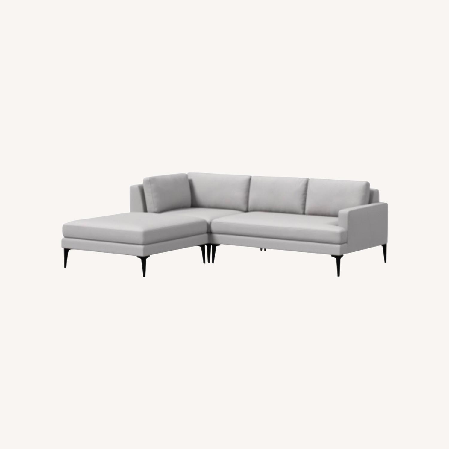 West Elm Andes 3 piece Ottoman Sectional - image-0