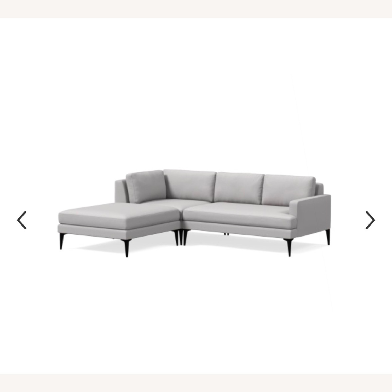 West Elm Andes 3 piece Ottoman Sectional - image-3