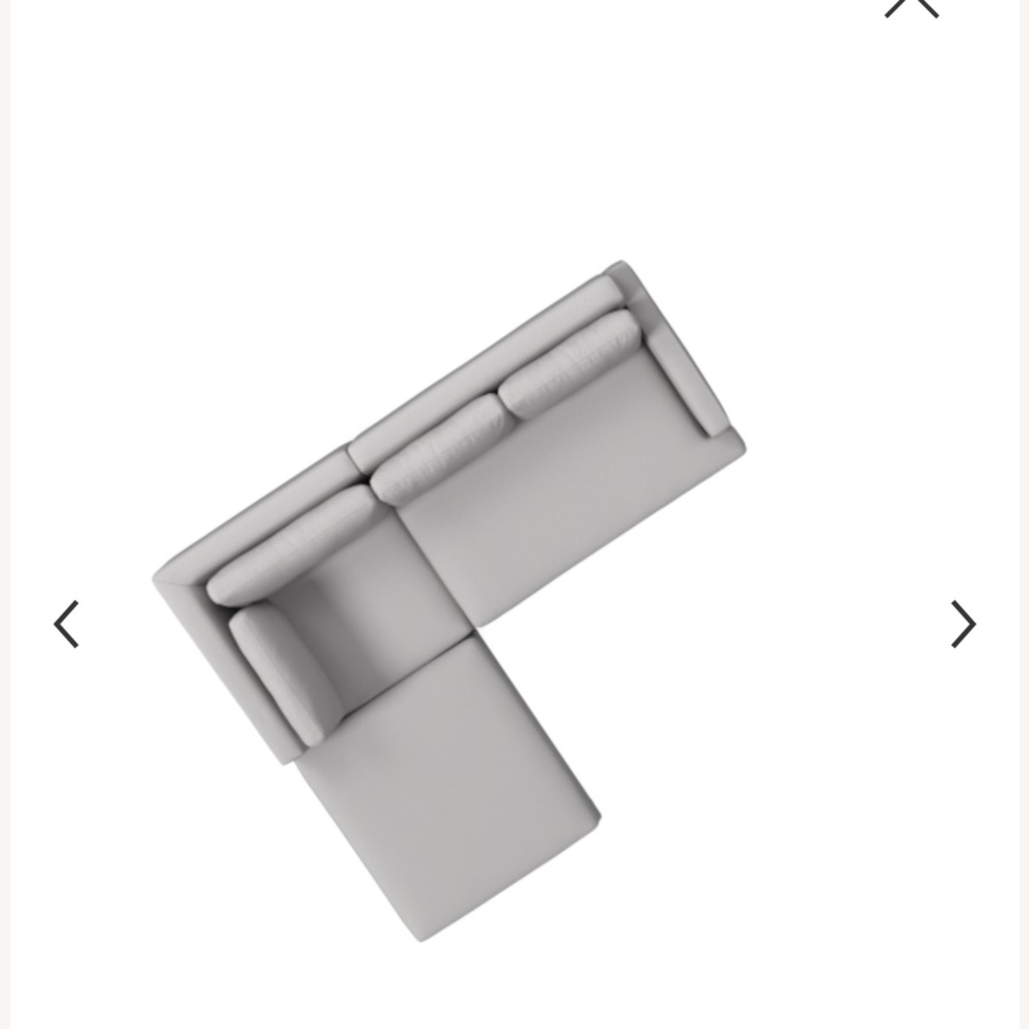 West Elm Andes 3 piece Ottoman Sectional - image-2