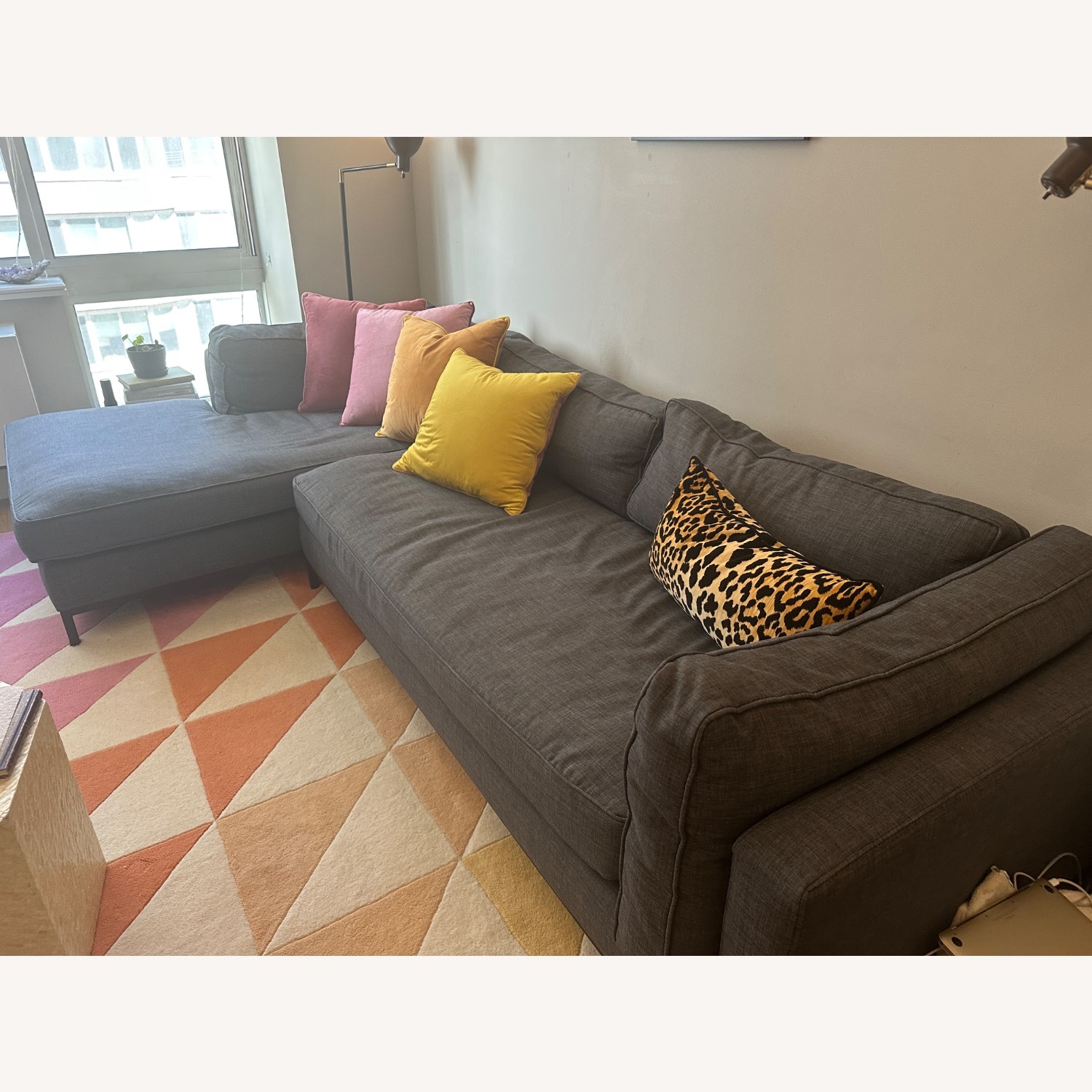 Lulu & Georgia Modern Gray Sectional Sofa - image-5