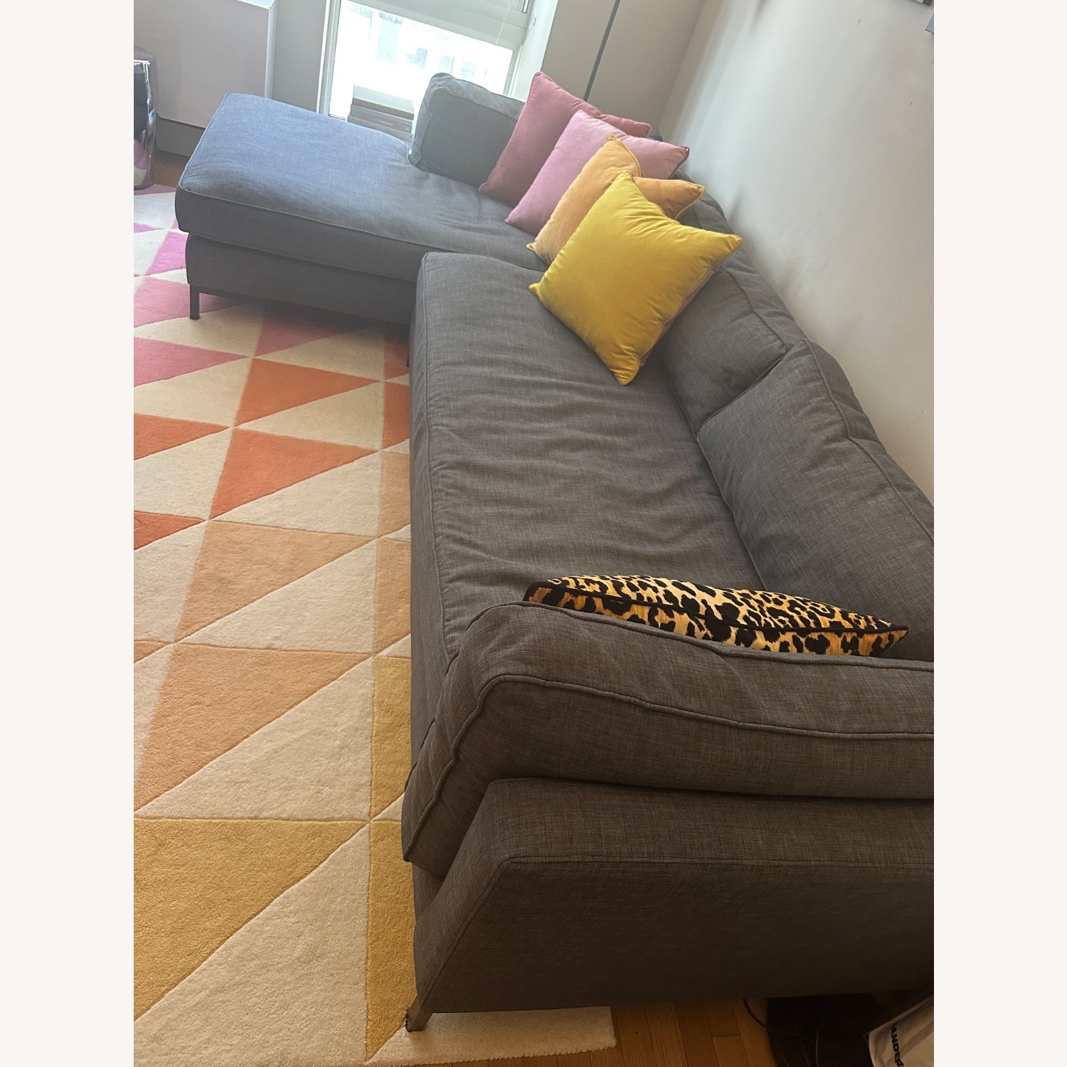 Lulu & Georgia Modern Gray Sectional Sofa - image-3