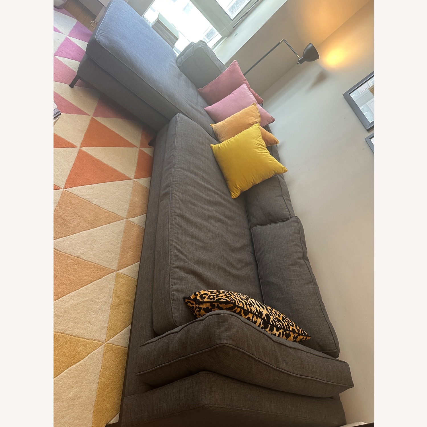 Lulu & Georgia Modern Gray Sectional Sofa - image-2