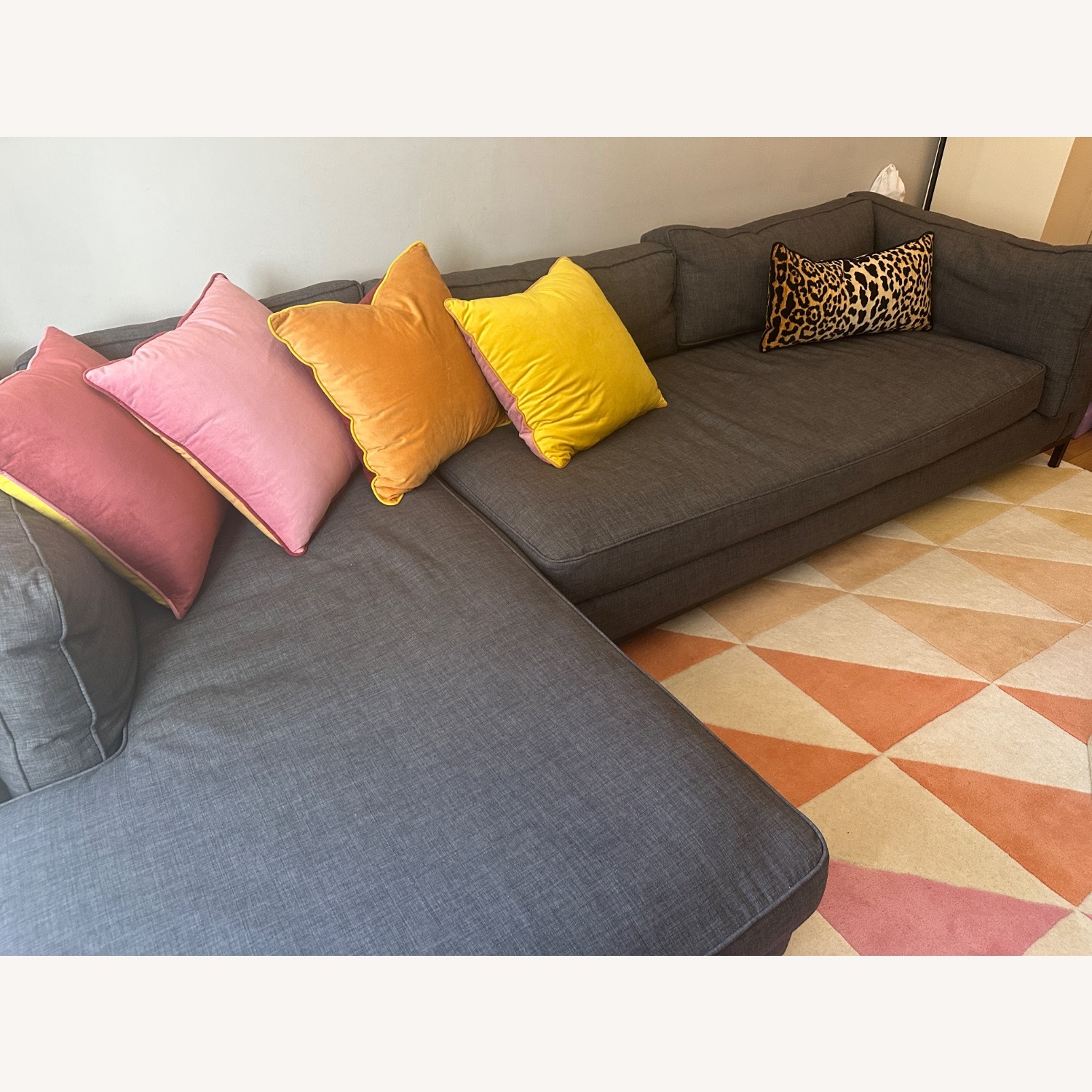 Lulu & Georgia Modern Gray Sectional Sofa - image-4
