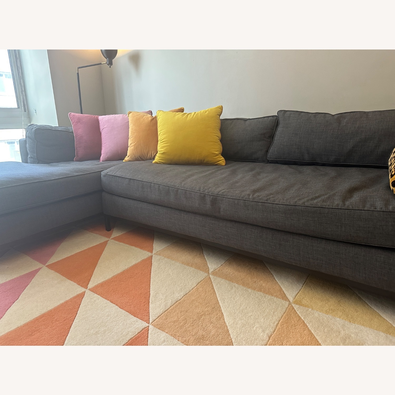 Lulu & Georgia Modern Gray Sectional Sofa - image-1