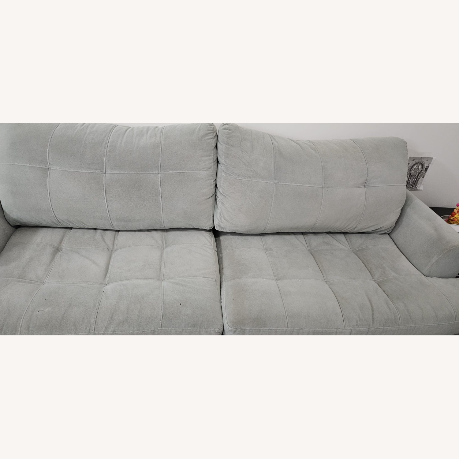 Light Green 4 Seater Sofa - image-3